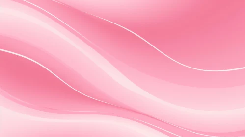 Pink Gradient Background with Smooth Waves