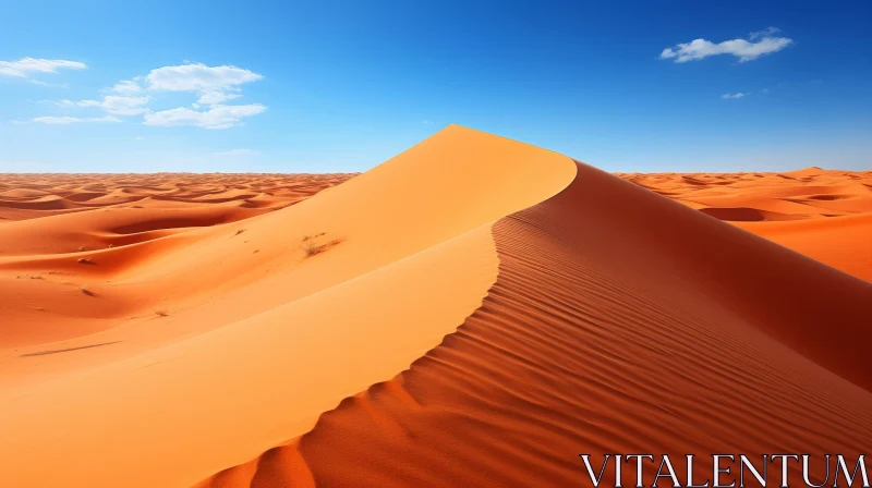 AI ART Sahara Desert Sand Dune Landscape