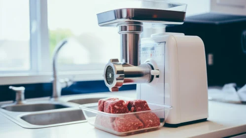 Electric Meat Grinder with Attachments for Home Cooks