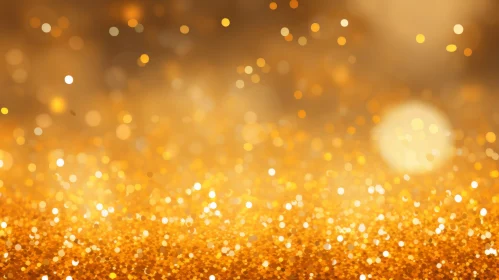 Luxurious Golden Glitter Background