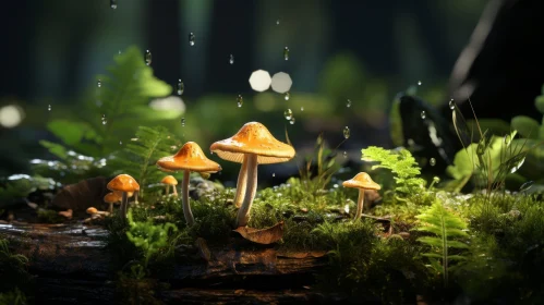 Enchanting Forest Mushroom Photo