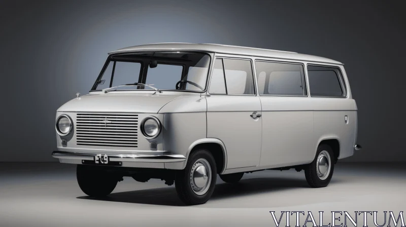 Vintage Opel Combi Van - Stunning 3D Render AI Image