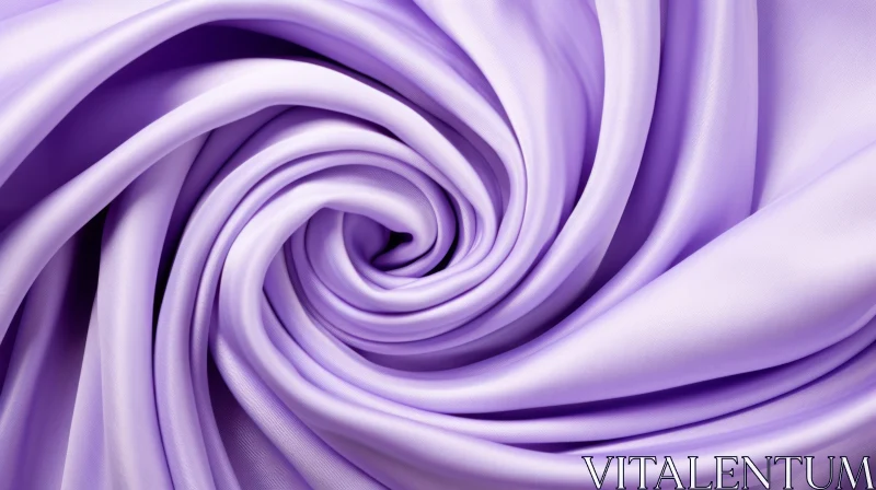 Elegant Lavender Silk Fabric Texture AI Image