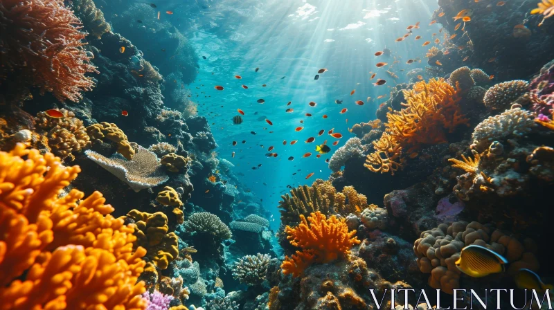AI ART Enchanting Coral Reef: Underwater Beauty Captured
