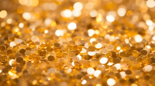 Luxurious Gold Glitter - Dreamy Background Image