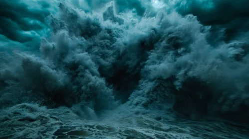 Powerful Stormy Sea - Nature's Emotion