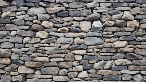 Rustic Stone Wall - Intricate Dry Stone Masonry