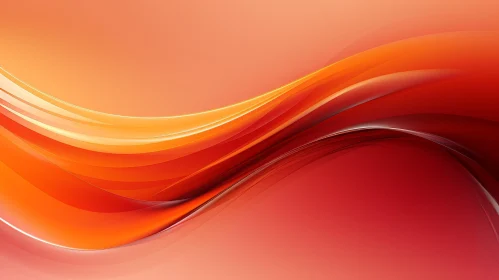 Dynamic Red and Orange Abstract Wavy Background