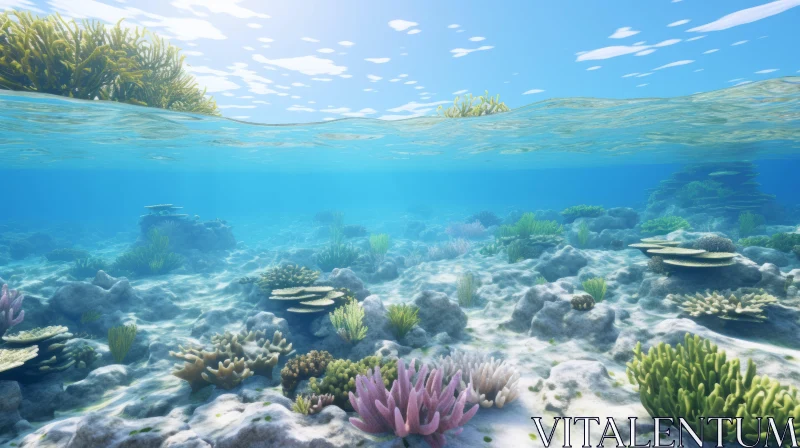 Explore the Enchanting World of a Coral Reef AI Image