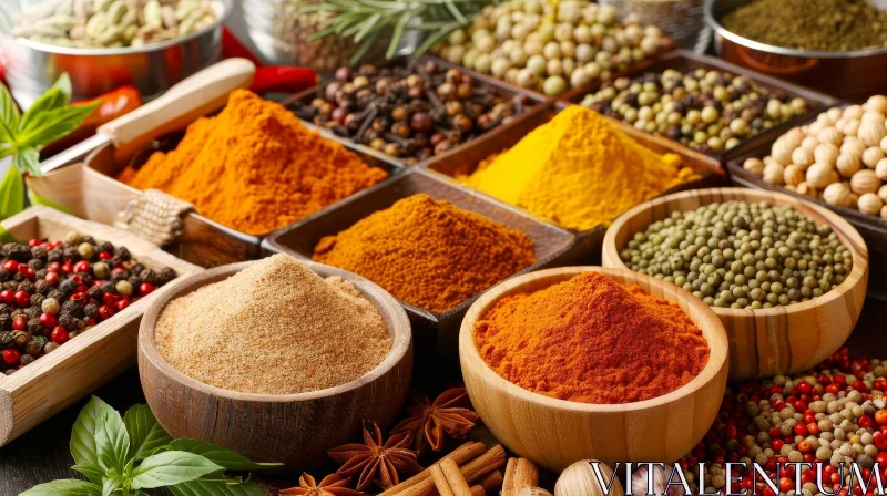 Exquisite Spice Collection | Culinary Delights AI Image