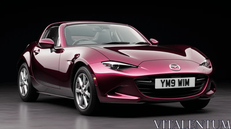 Captivating New Coupe in Rosberry Red | Mazda MX5 AI Image