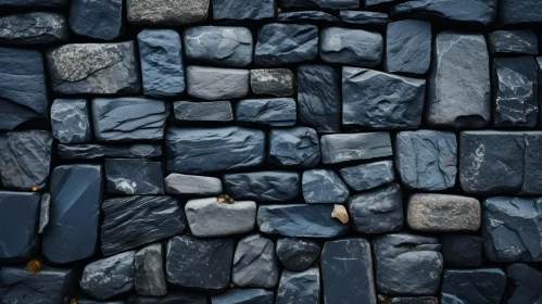 Dark Grey Stone Wall Texture for Background Use