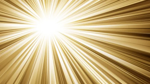 Golden Burst of Light - High Contrast Background Image