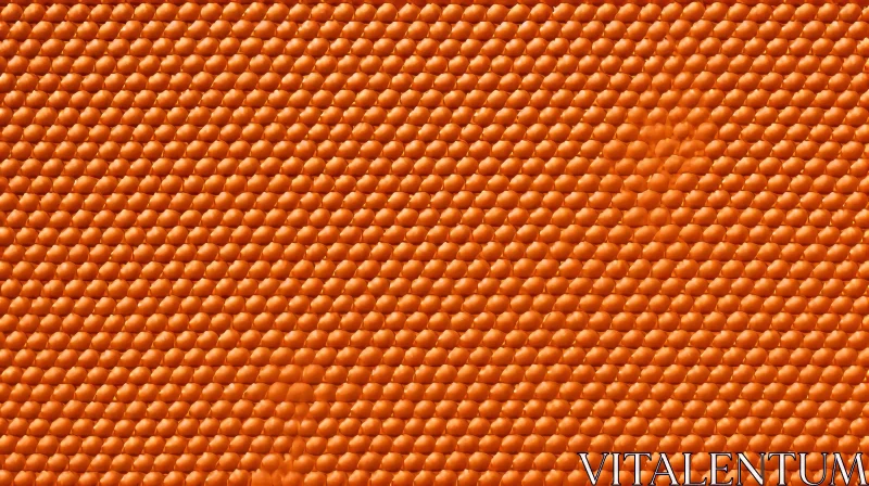 AI ART Orange Fish Eggs Seamless Pattern