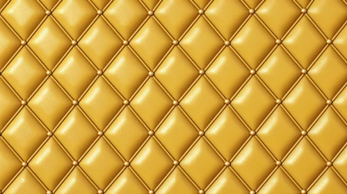 Luxurious Golden Leather Chesterfield Sofa Texture