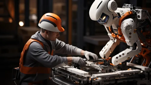 Man and Robot Collaboration in Factory Setting