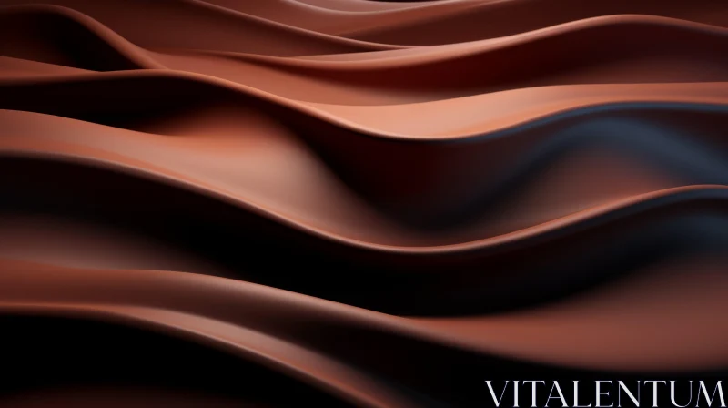AI ART Chocolate Waves Texture | Abstract 3D Render