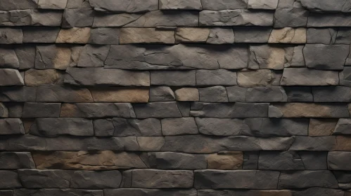Dark Grey Stone Wall Texture for Design Projects