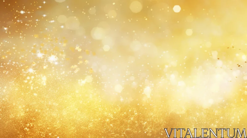 Golden Festive Background for Celebrations AI Image