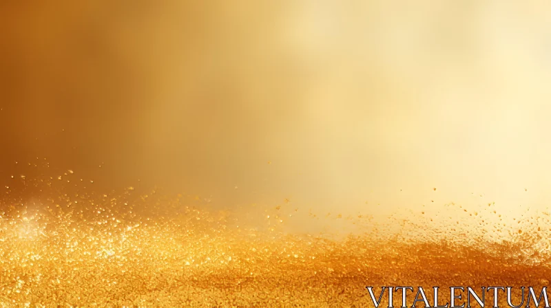 Luxurious Golden Gradient Background AI Image