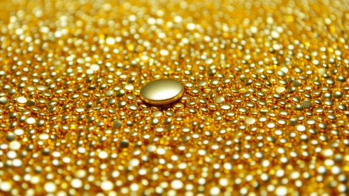 Luxurious Gold Beads - Depth and Warmth