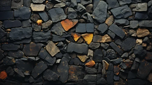 Detailed Stone Wall Texture Photography