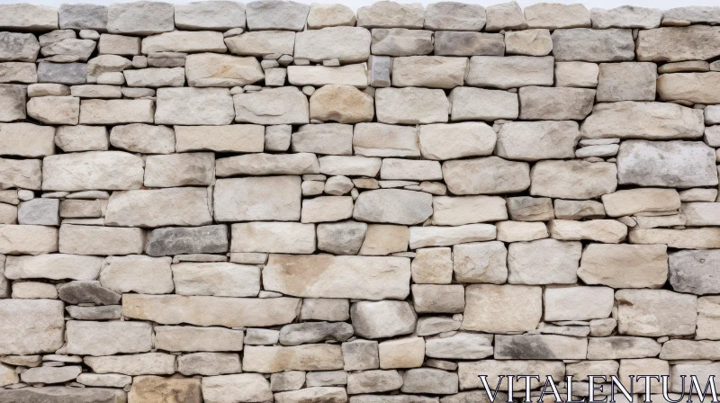 Stone Wall Texture - Unique Stone Construction AI Image