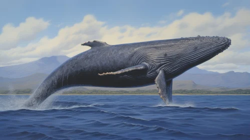 Stunning Humpback Whale Painting - Nature Wonders