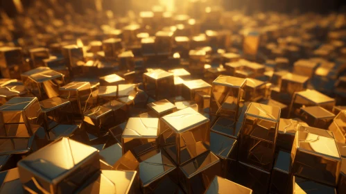 Luxurious Cubes - 3D Geometric Surface