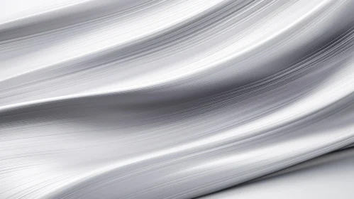 Elegant White Silk Fabric with Wavy Pattern - Textures