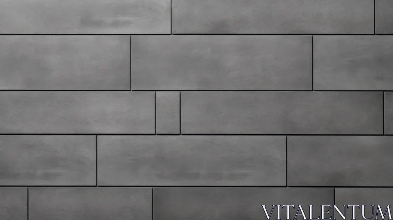 Gray Concrete Brick Wall Texture AI Image