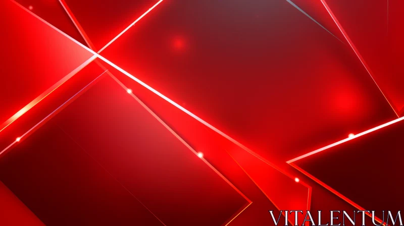 AI ART Dynamic Red Abstract Background - Futuristic Gradient Design