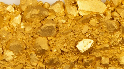 Shimmering Gold Nuggets and Dust - Texture and Sparkle