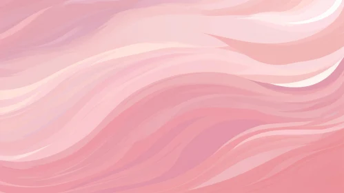 Soft Pastel Pink Wavy Background