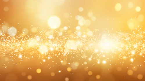 Warm Golden Background with Scattered Dots