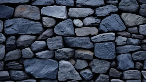 Dark Gray Stone Wall Against Sky