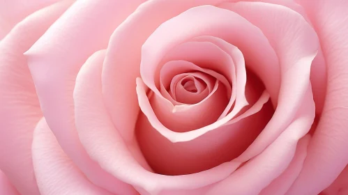 Pink Rose Close-Up | Soft Petals in Full Bloom