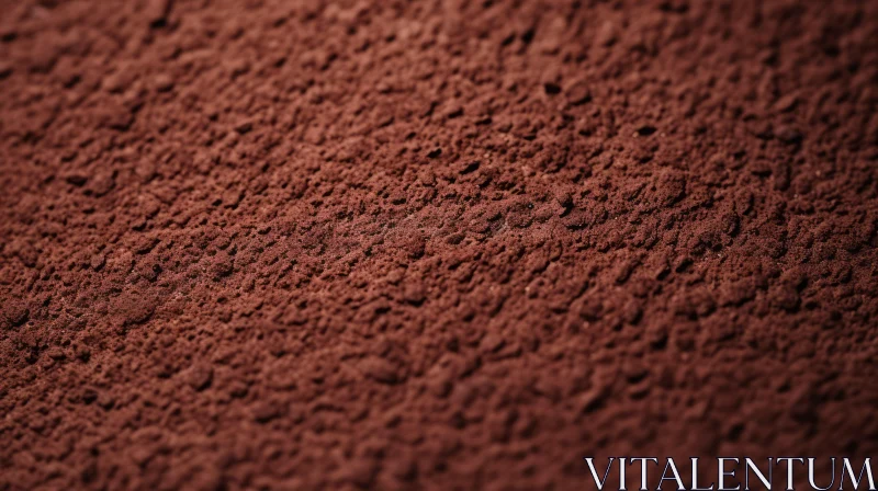 AI ART Exquisite Cocoa Powder Textures - Close-Up Brown Delight