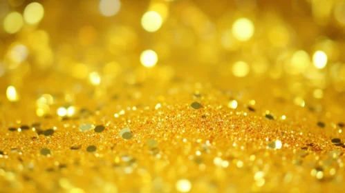 Luxurious Gold Glitter Texture for Special Occasions