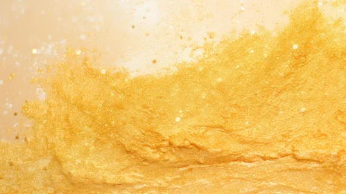 Luxurious Gold-Painted Surface Background