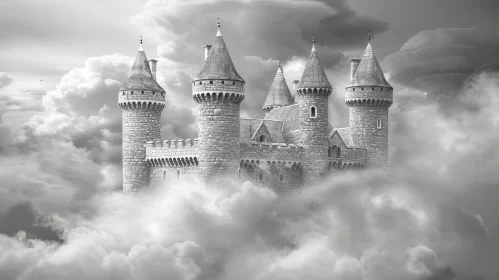 Enigmatic Castle in the Clouds