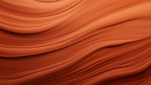 Warm Orange-Brown Wavy Surface Texture