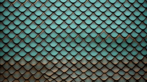Green and Brown Scales Tiling Texture
