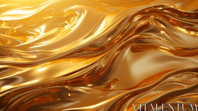 AI ART Liquid Gold Texture - Shimmering and Luxurious