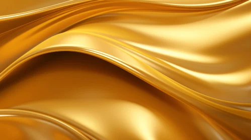 Luxurious Golden Silk Fabric Texture