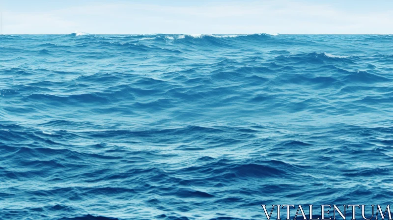 Powerful Sea Waves: A Captivating Natural Wonder AI Image