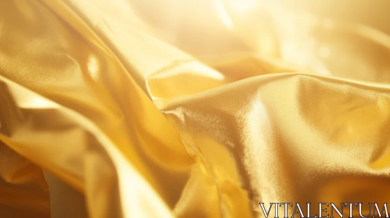 AI ART Luxurious Gold Silk Fabric Texture for Design Projects