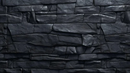 Dark Grey Stone Wall Background