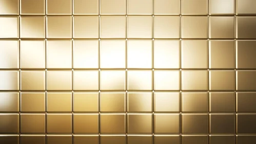 Golden Metallic 3D Rendering for Graphic Design