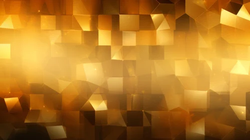 Golden Surface 3D Rendering